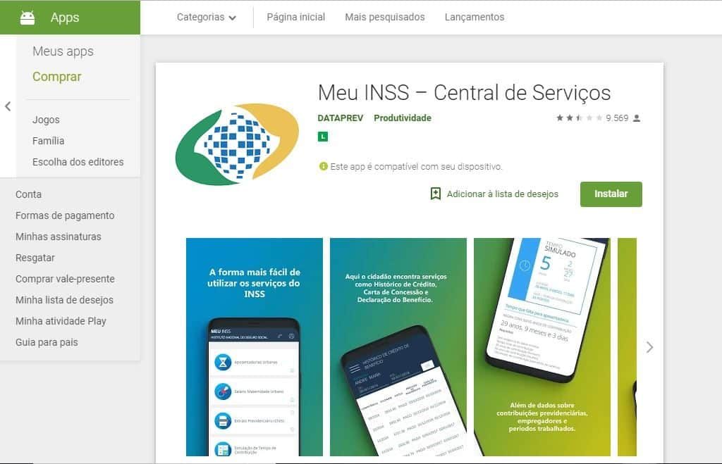 Utilize de forma simples e rápida o aplicativo MEU INSS