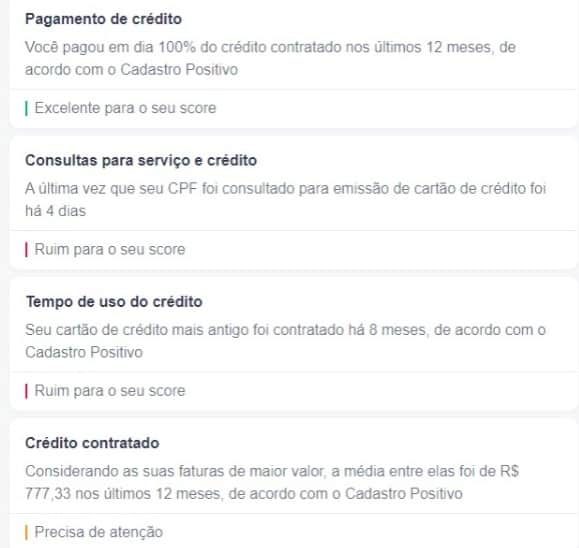 Veja diagnóstico completo do seu Score no Serasa