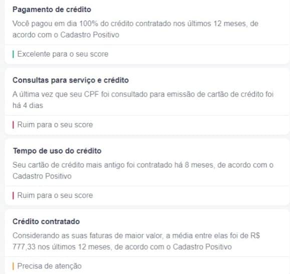 Veja diagnóstico completo do seu Score no Serasa