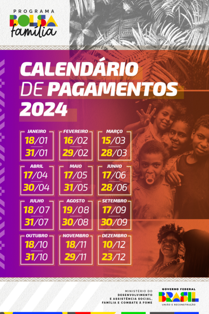 Bolsa Família já tem data para ser oficialmente retomado neste ano de 2024. Calendário dos meses seguintes também foi divulgado